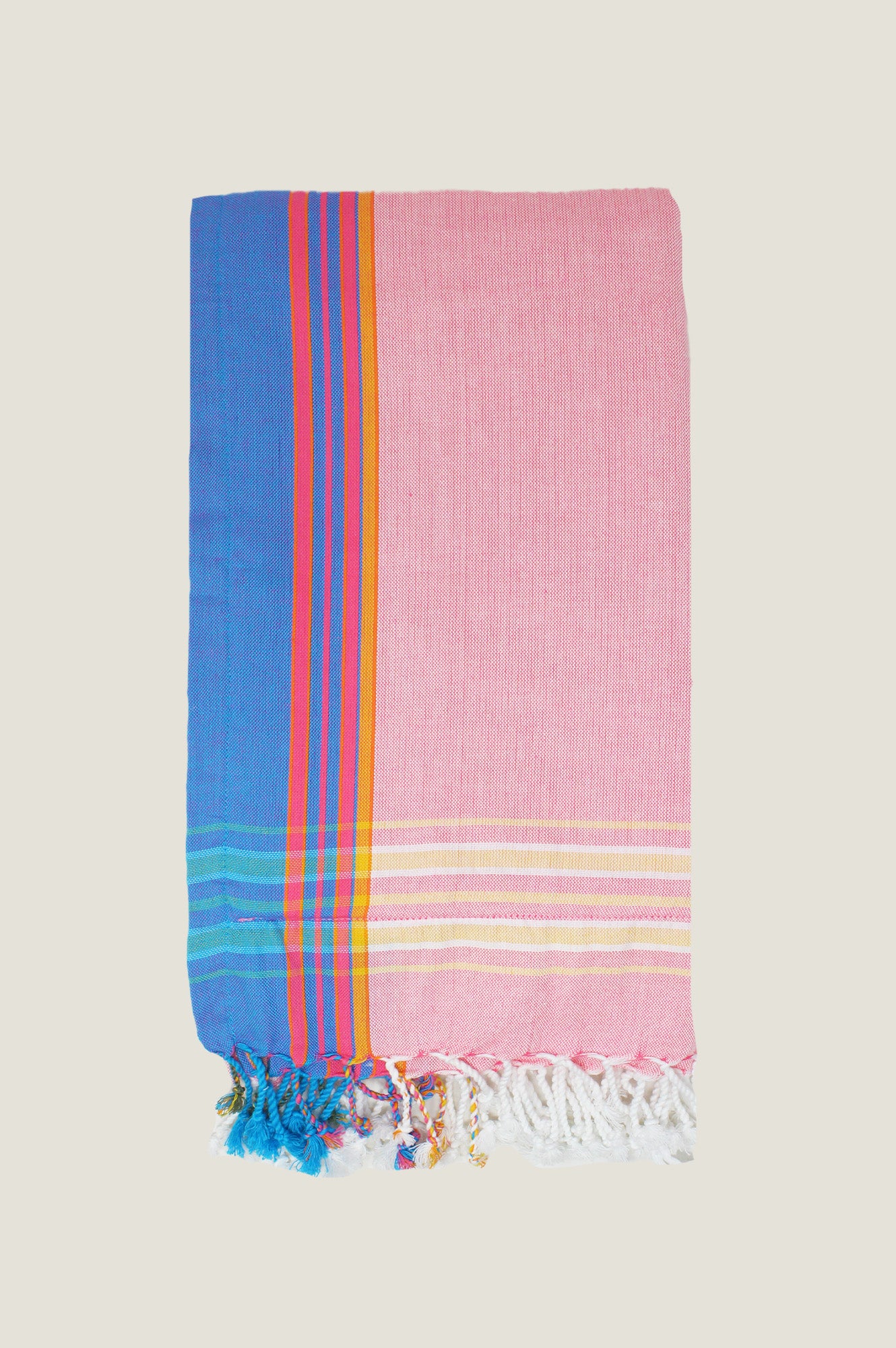 Kikoy Towel | Light pink/Blue