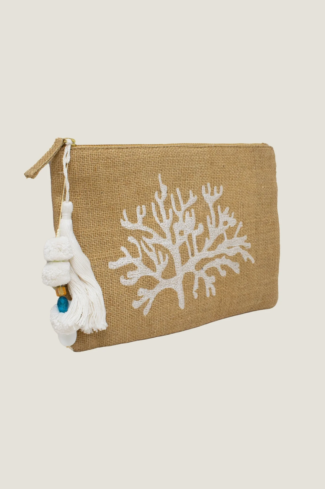 Coral Clutch | Natural/White - Image 3