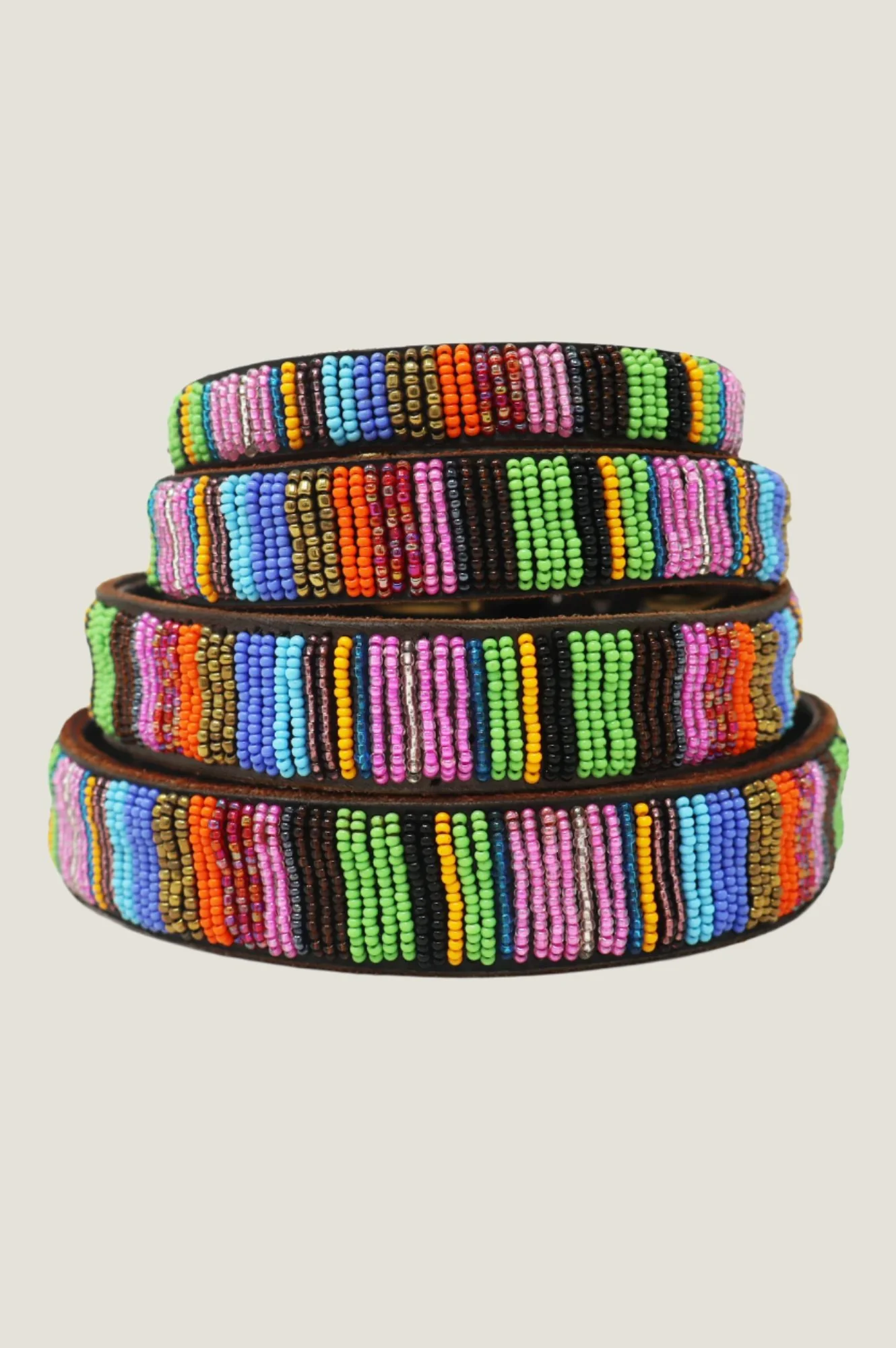 Dog Collar | Full Beaded Multishine - Image 3