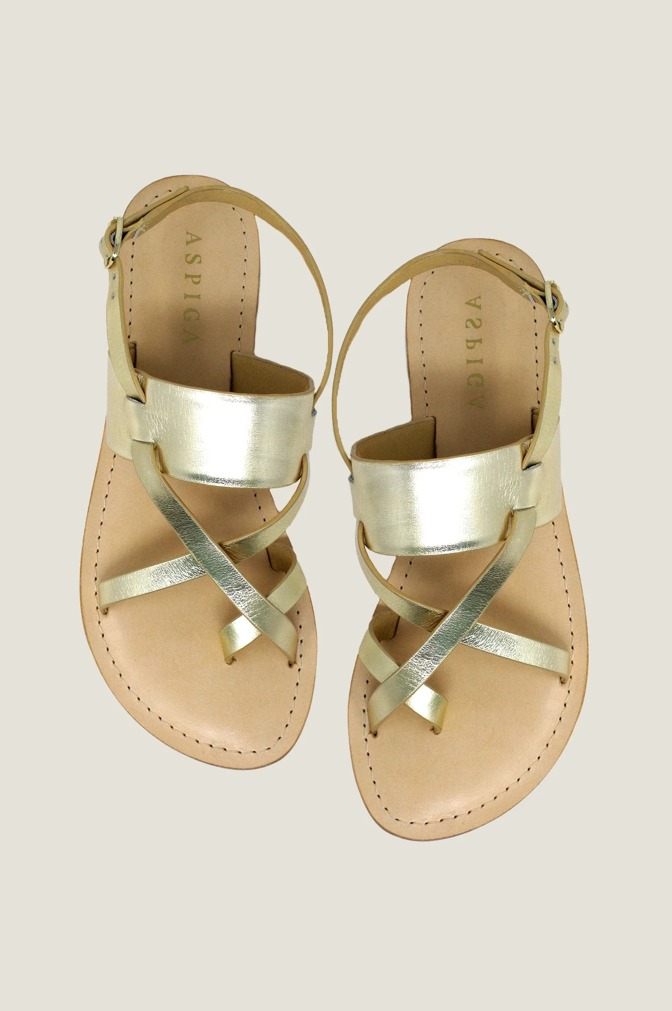 Ezra Sandals | Gold - Image 7
