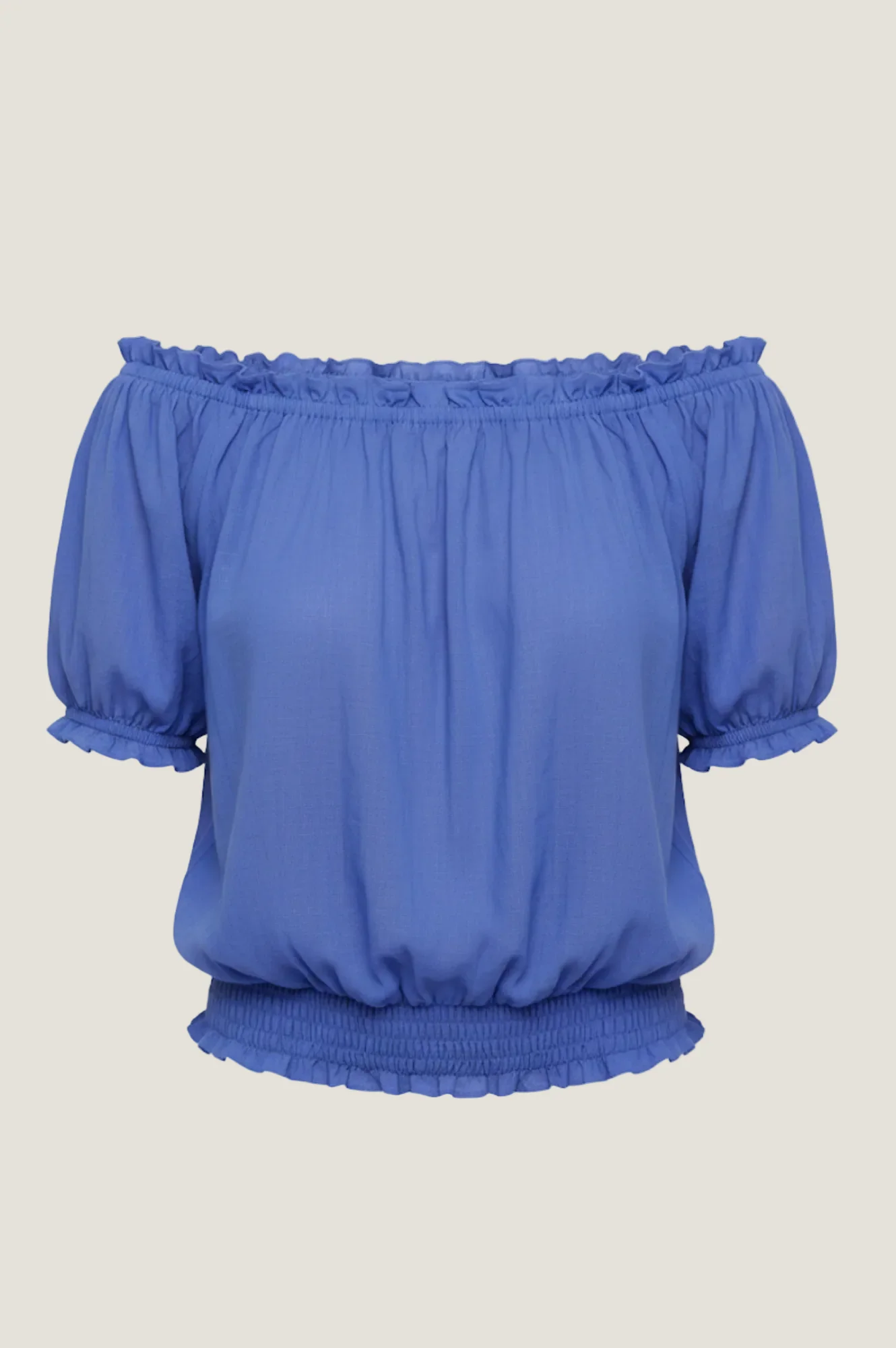 Ilana Frill Organic Cotton Gauze Top | Cobalt - Image 7