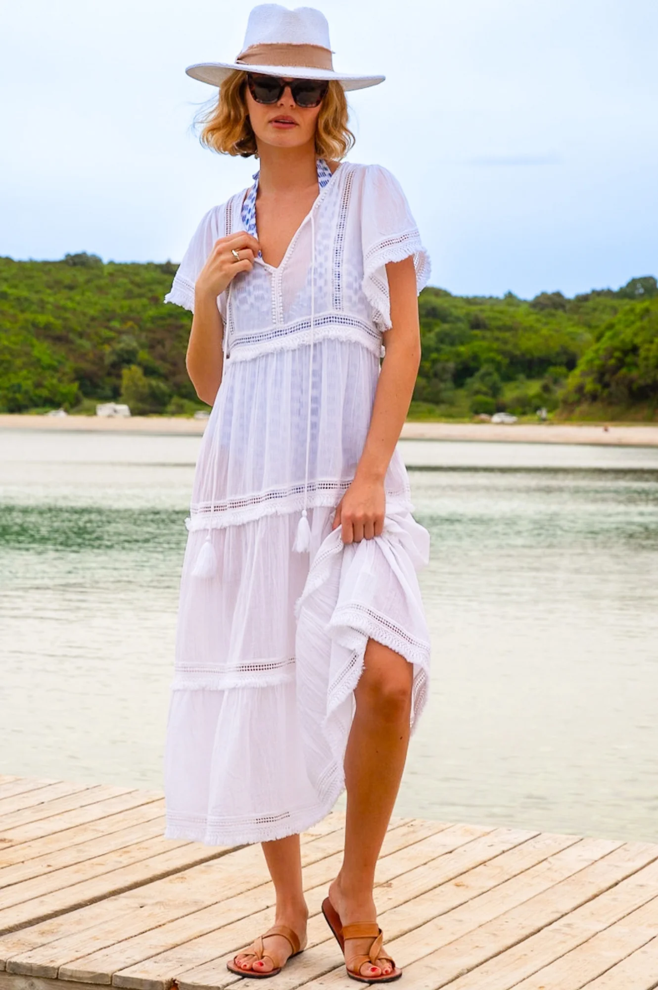Malaya Kaftan | White - Image 5