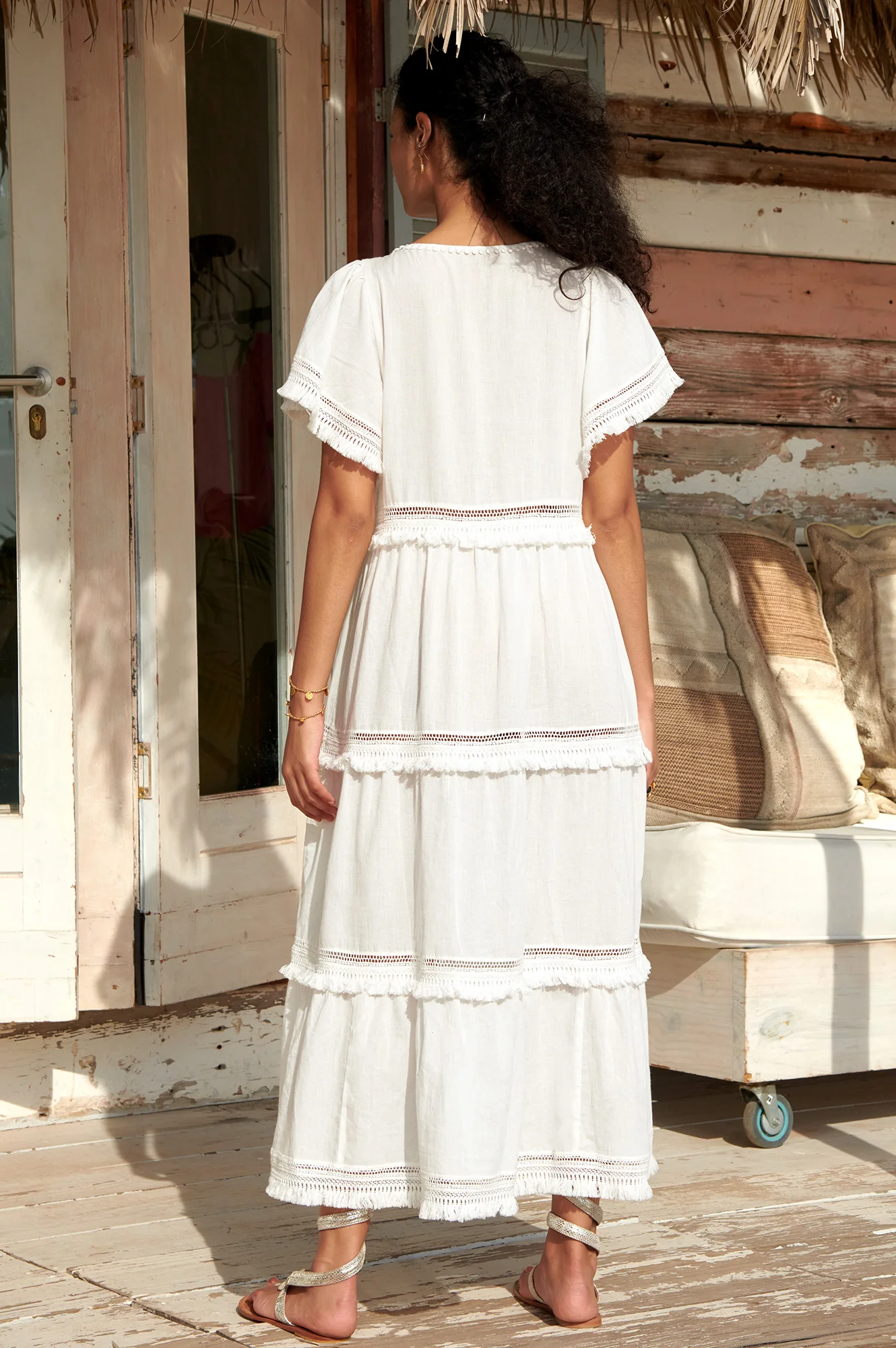 Malaya Kaftan | White - Image 9