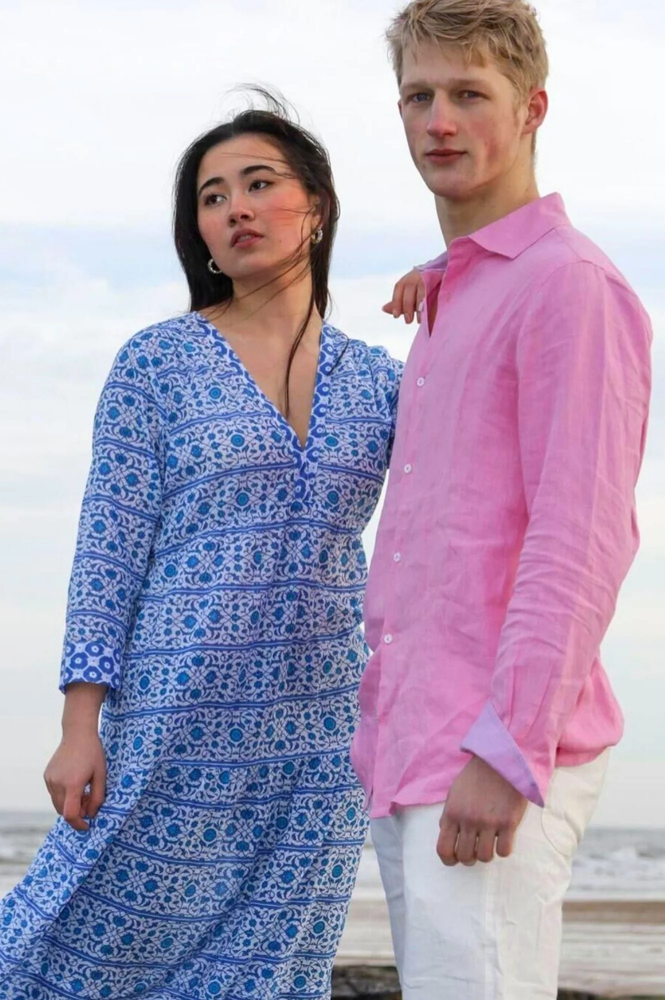Men's Premium Linen Shirt | Pink - Image 5
