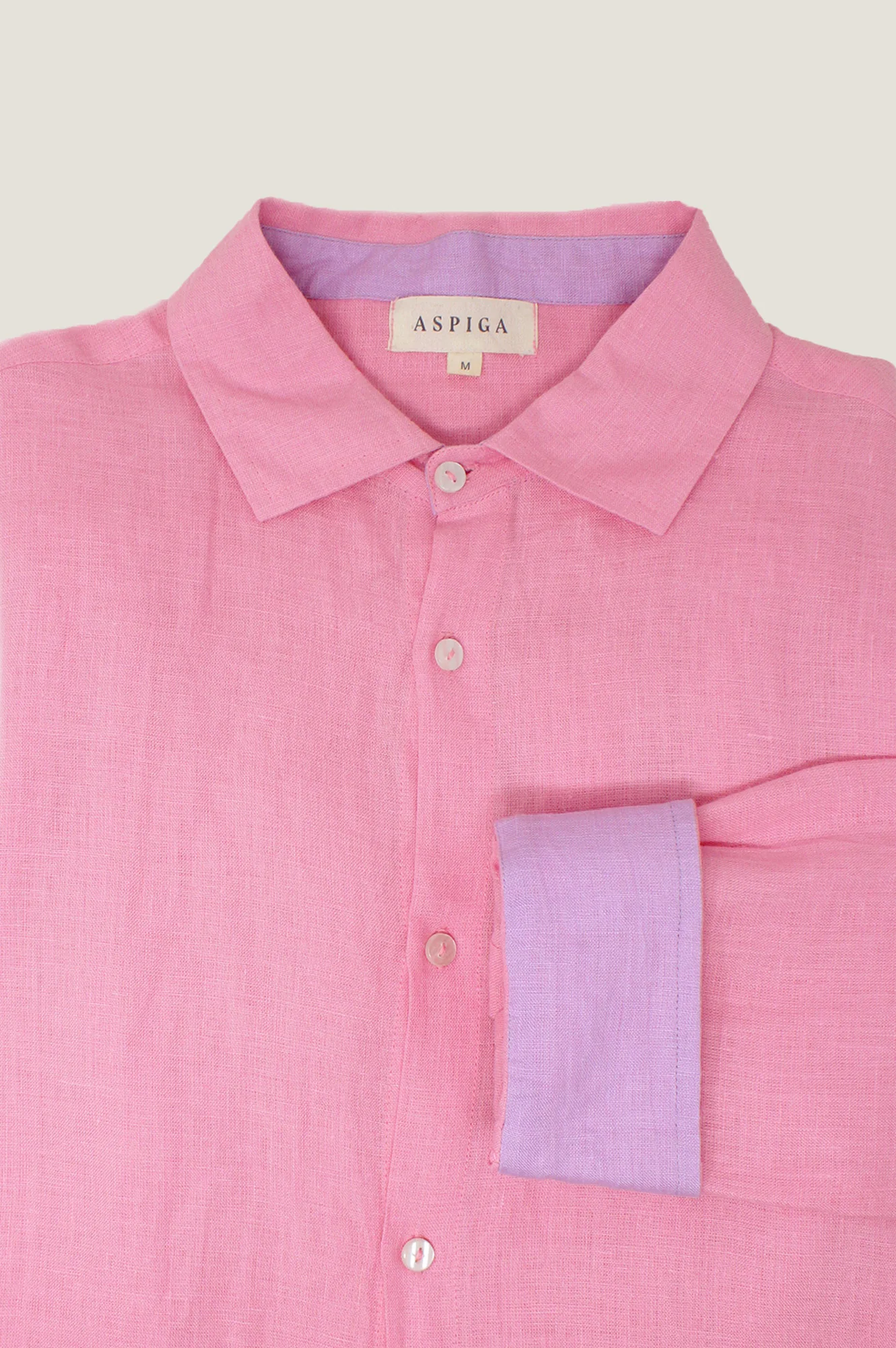 Men's Premium Linen Shirt | Pink - Image 7