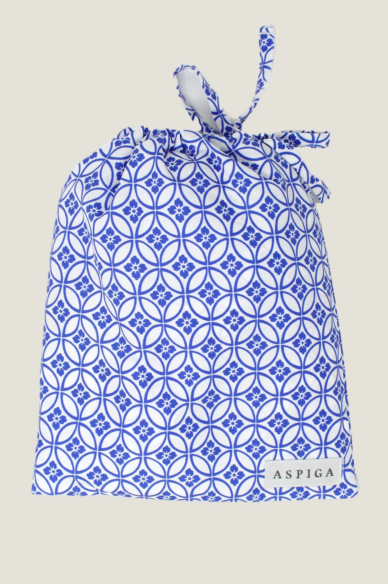 Men's Recycled Swim Shorts | Geo Cobalt Blue/White - Image 7