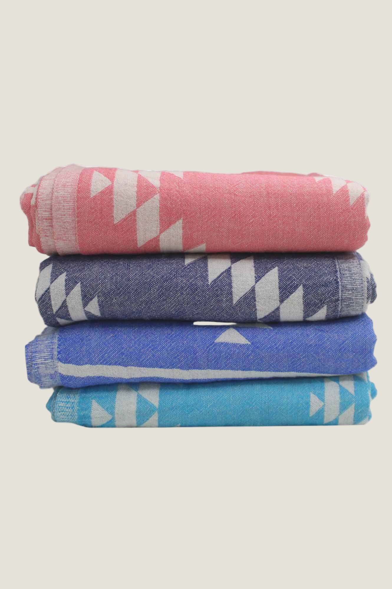 Pestemal Greek Absorbent Towels | Marina Blue - Image 3
