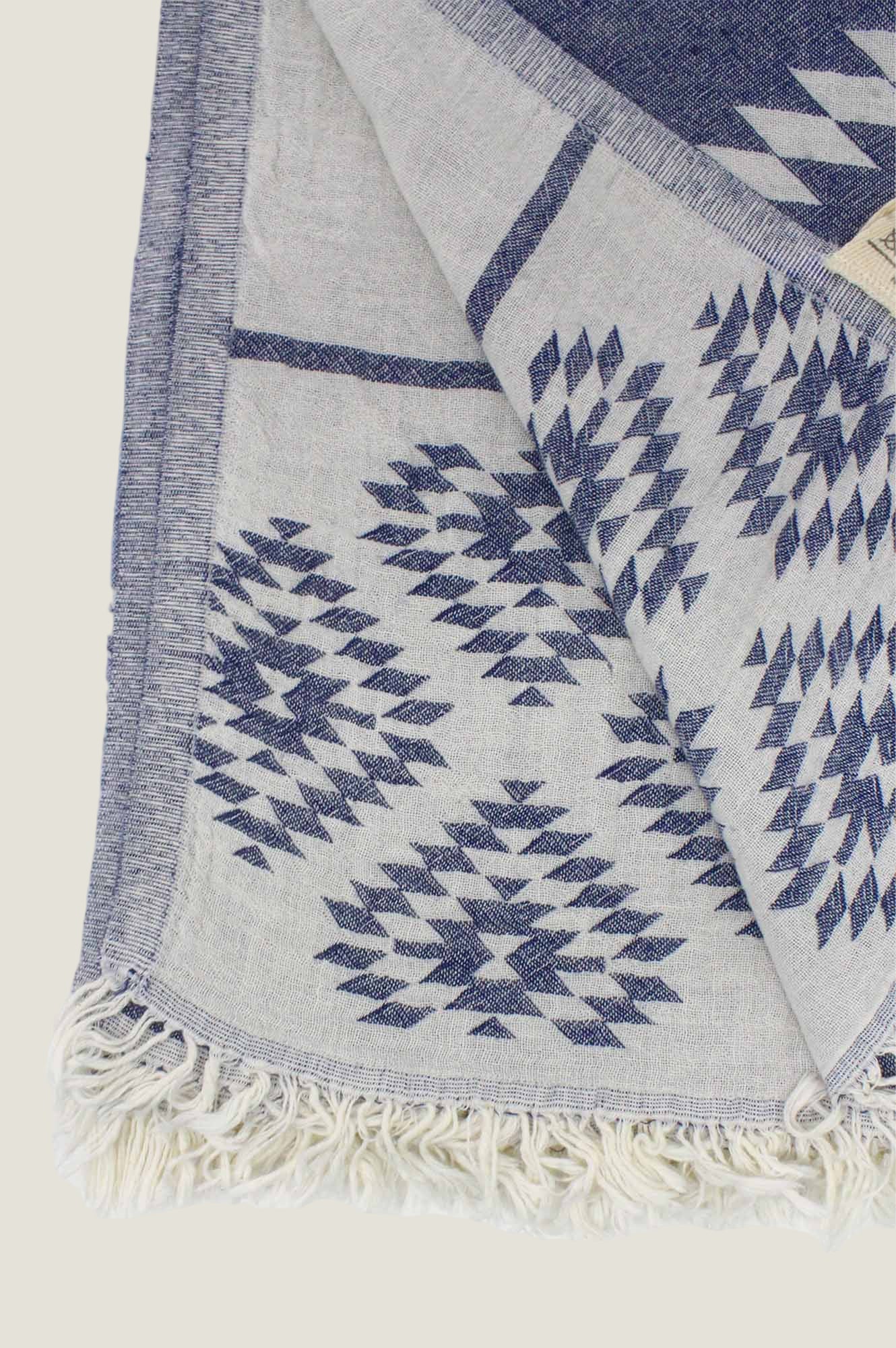 Pestemal Greek Absorbent Towels | Navy - Image 3