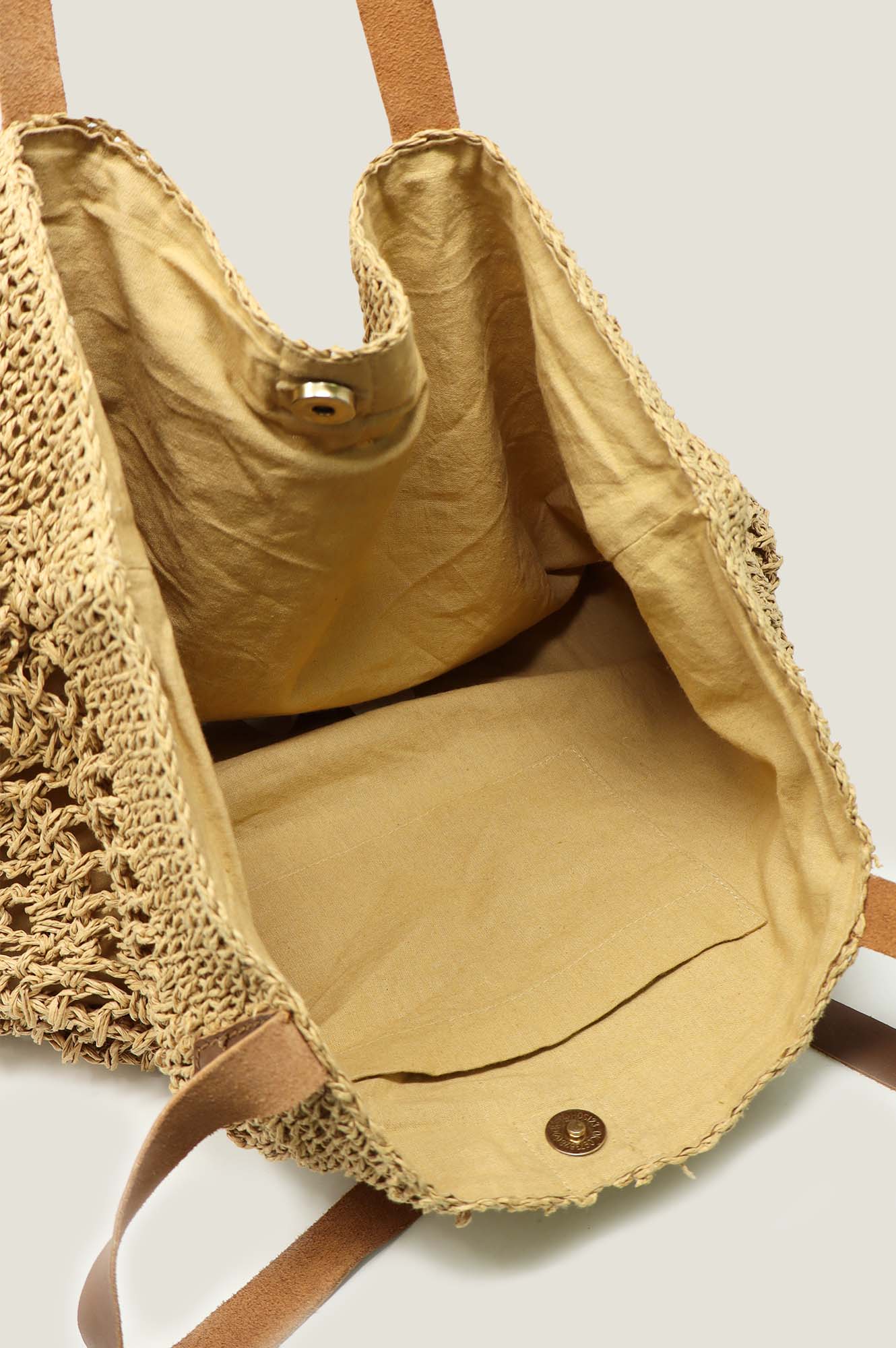 Raffia Crochet Beach Bag | Natural - Image 7