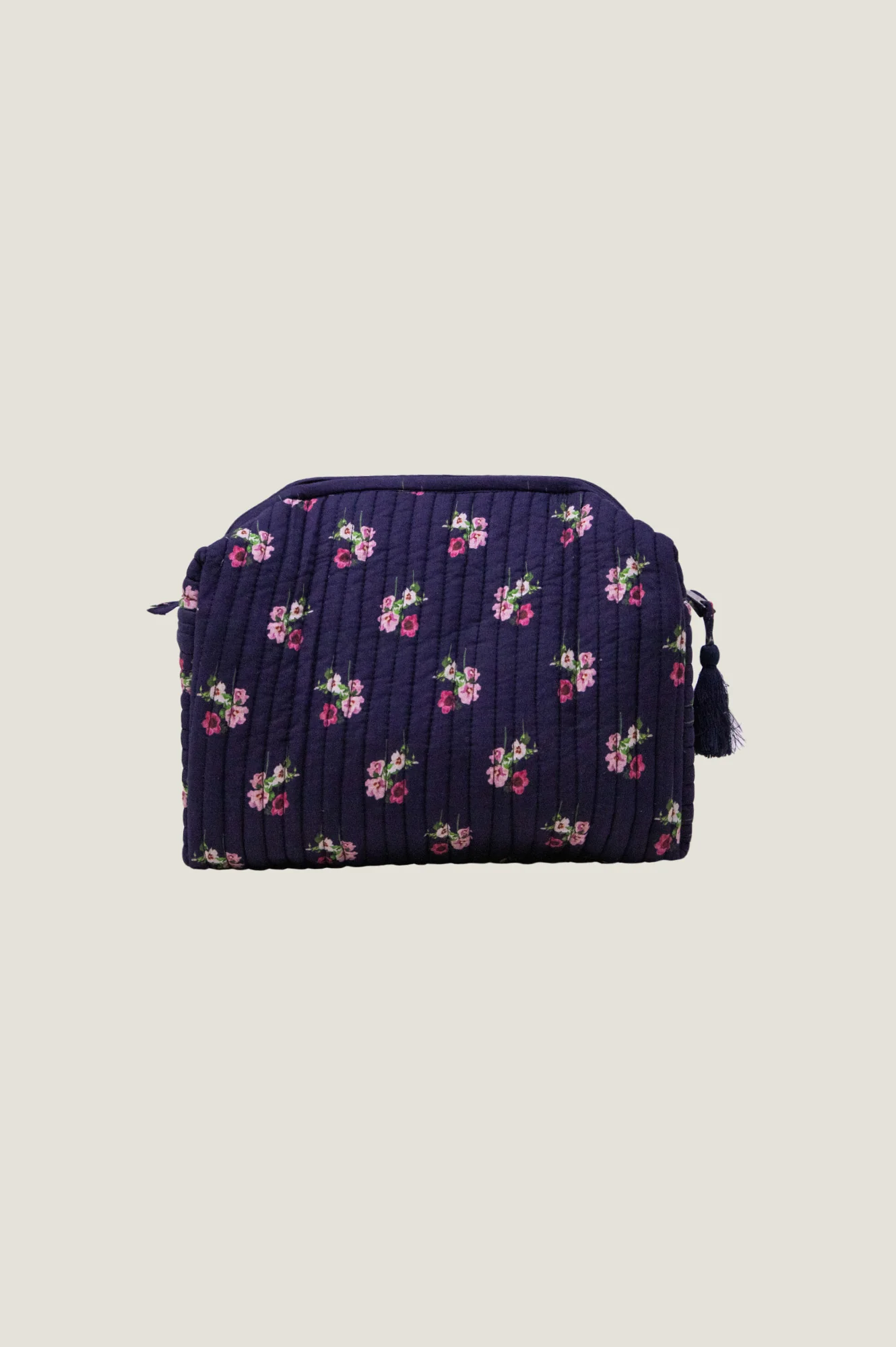 RHS Organic Cotton Printed Large Wash Bag  | Navy - Image 3