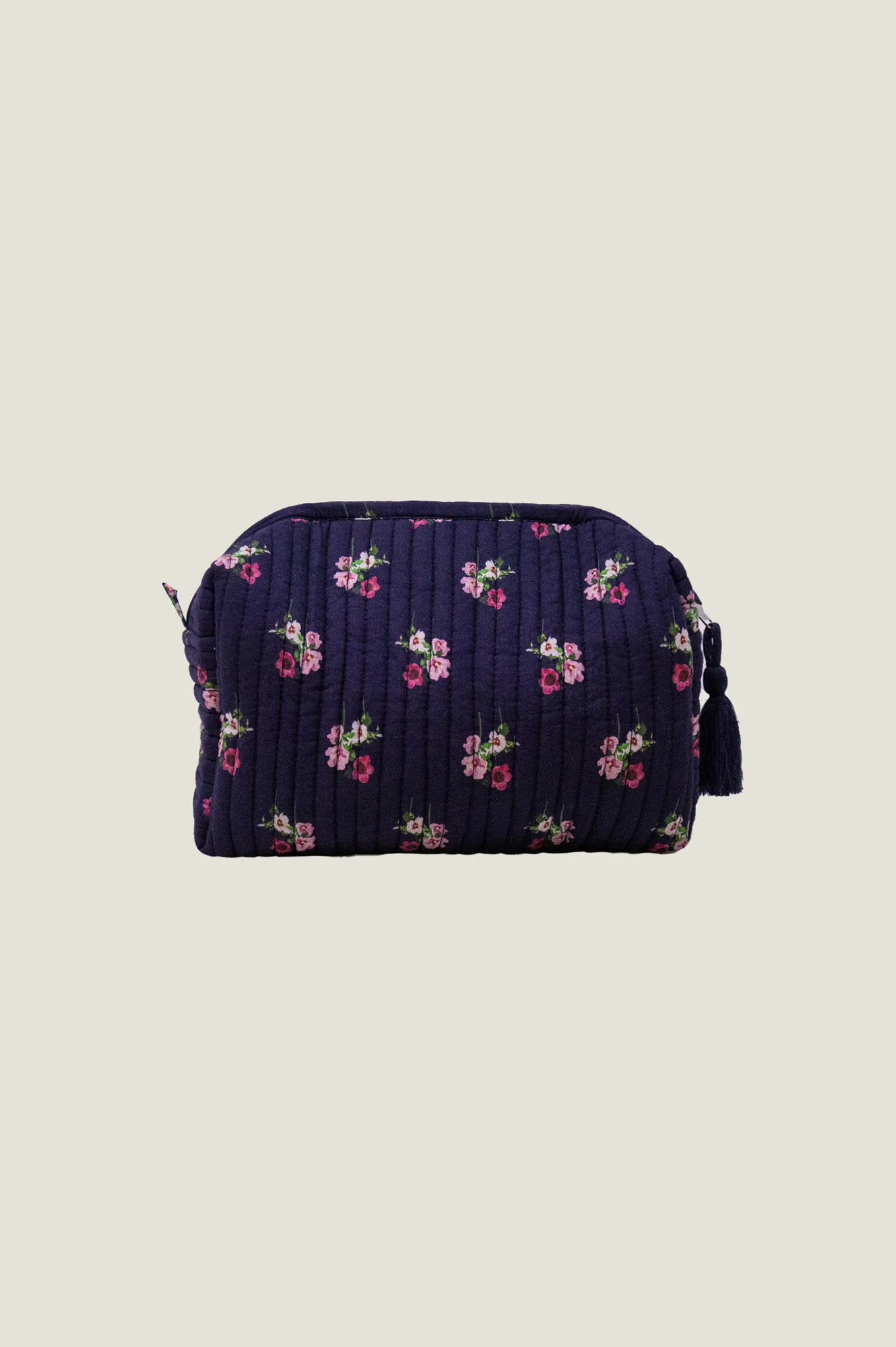 RHS Organic Cotton Printed Medium Wash Bag | Navy - Image 3