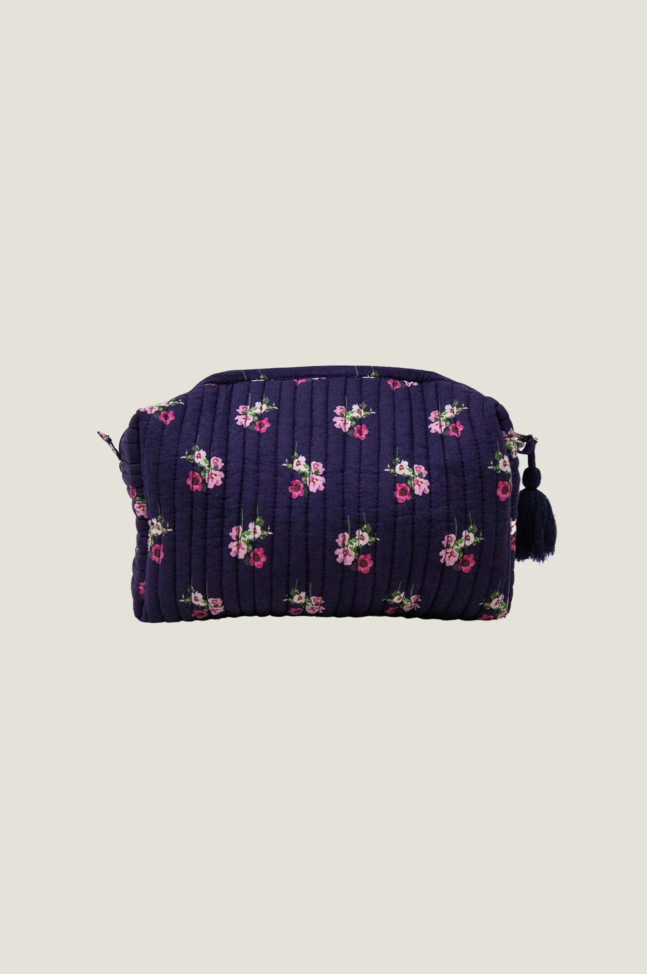 RHS Organic Cotton Printed Small Wash Bag  | Navy - Image 3