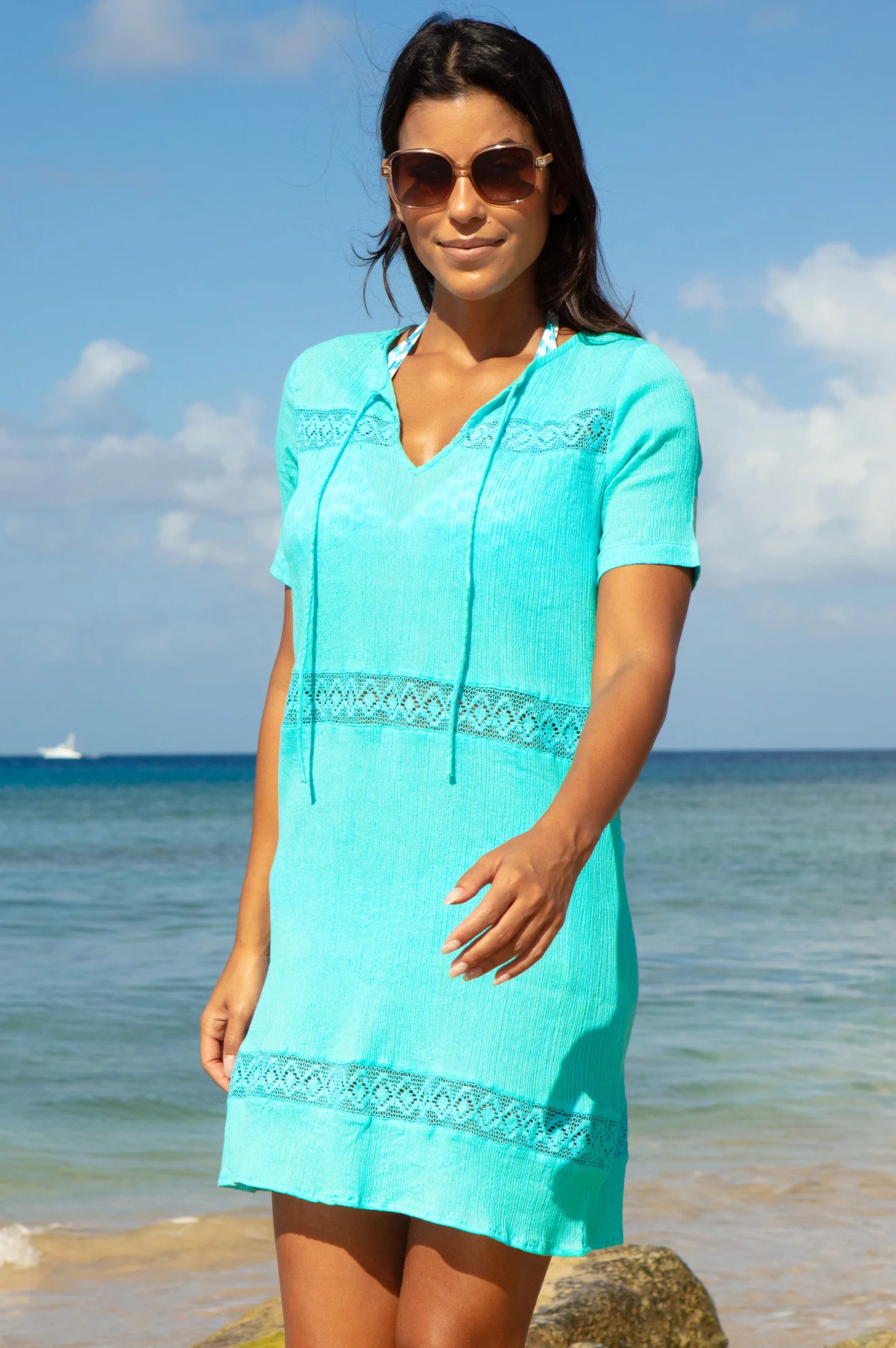 Roxy Kaftan | Turquoise - Image 6