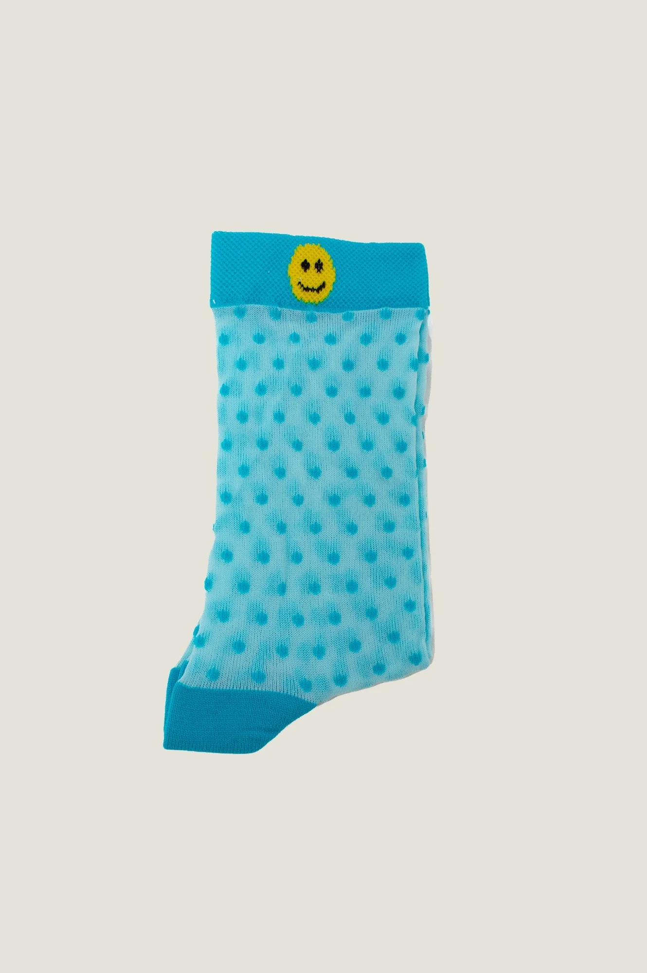 Spot Smiley Sock | Blue - Image 3